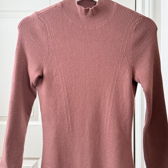 Brown Abercrombie & Fitch Women's Open-Back Midi Sweater Dress - Picture 5 of 7